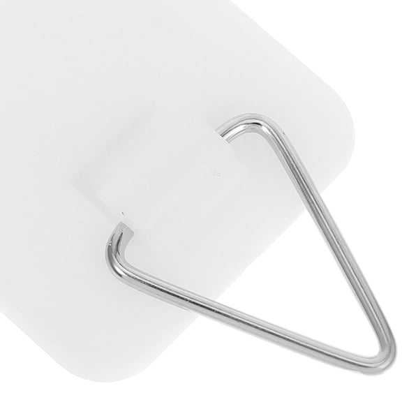 Raindrops Decorative Wall Plate Hangers, White, 50 Pieces, High Stability, No Marks, Ideal for Storage and Display