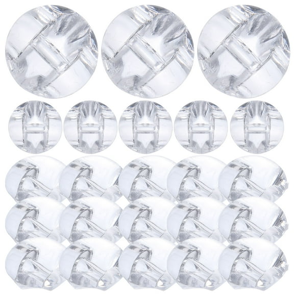 Raindrops 50Pcs White Resin Sewing Buttons for Clothing Diy Accessory Sewing Projects Men Women Baby
