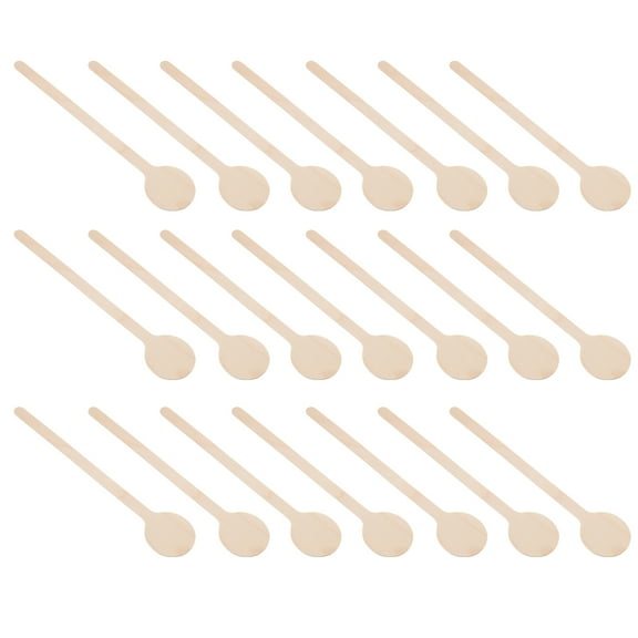 Raindrops 50Pcs Wooden Coffee and Juice Stirring Rods Liquor Sticks for Home Use