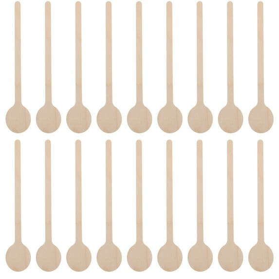 Raindrops 50Pcs Wooden Stirring Rods Coffee Juice Stirring Sticks Liquor Stirring Sticks for Home