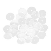 50pcs Clear Disc Pads Plastic Discs For Earring Earring Backs For Droopy Ears