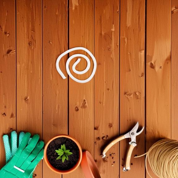 Raindrops White Cotton Cord, Self-Watering System, Automatic Hydration, Aesthetic