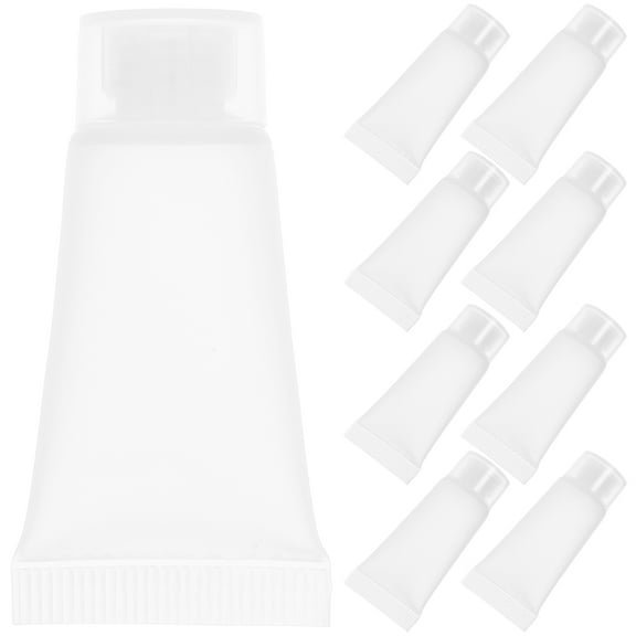 Raindrops 50pcs Cream Tubes Empty Travel Tubes Empty Squeeze Tubes Lotion Bottle Refillable Travel Squeeze Tubes For Lotion Toothpaste Container