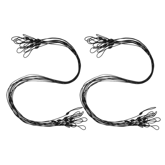 Raindrops 50pcs Elastic Anti-Lost Lanyard For Stylus Pen Bungee Cords Small Touchscreen Pen Tether With Stretchable Rope For Office School Travel