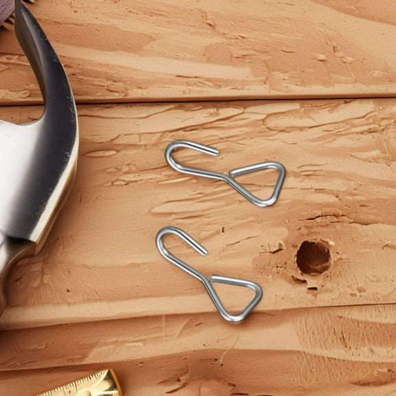 Raindrops 50pcs Heavy Duty Stainless Steel S Hooks for Car Seat Installation RV Trailer Accessories and Cover Fixing