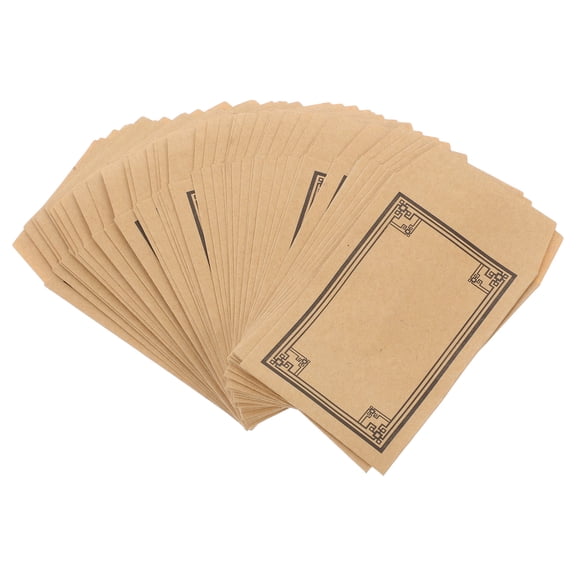 Raindrops 50pcs Kraft Paper Envelopes Self Sealing Envelopes Coin Envelopes For Collection Versatile Brown Paper Envelopes Cash Envelopes Mini Envelopes Trinket Envelope