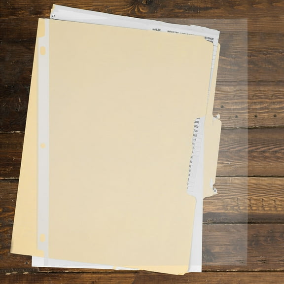 Raindrops 50pcs Pocket Protector Binder Sleeves Sheet Protectors Page Protectors Plastic Sheet Protectors Clear Binder Sleeves Plastic Sleeves A4