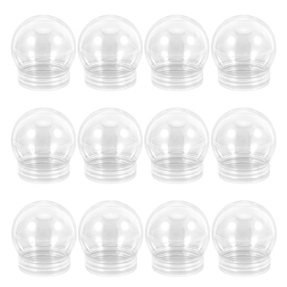 Raindrops 54Set Plastic Snow Globes for Christmas and Holiday Decorations