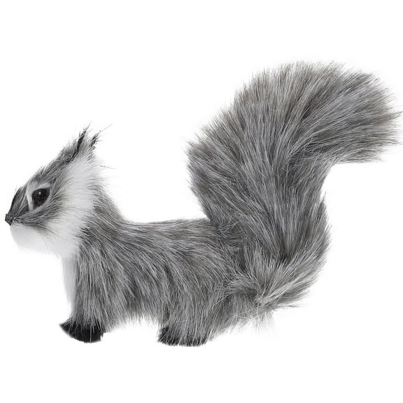 Raindrops 55Pcs Adorable Animal Figurine Squirrel for Decor Simple Style Plastic Home Decor present