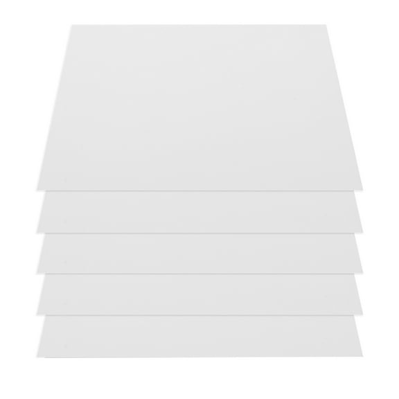 Raindrops 5Pack White Rectangle Aluminum Alloy Blanks for Sublimation Crafts Material Home Decor Photo Plate