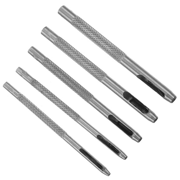 Raindrops 5Pcs Belt Hole Maker for Leatherworking Tools 3.18X0.20X0.20 Inch