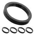 thumbnail image 1 of Raindrops Bike Handlebar Stem Spacers Black Carbon Fiber 5Pcs For Mountain Bikes, 1 of 8