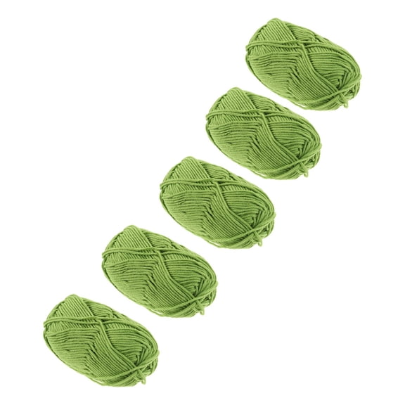 Raindrops 5-Pack Crochet Yarn Thread Set for Clothing, Accessories, and Craft Projects