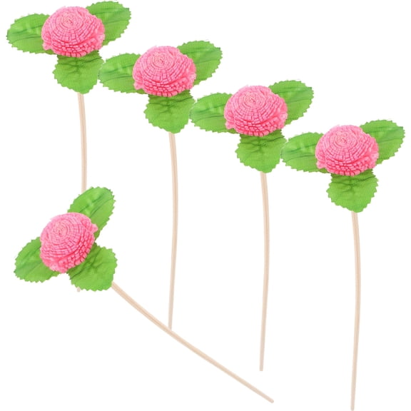 Raindrops 5Pcs Dried Flower Diffuser Reeds for Home Aromatherapy and Essential Oil Use