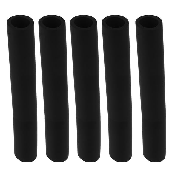 Raindrops 5Pcs Dog Leash Grip Handle Sleeve Black for Durable and Comfortable Use