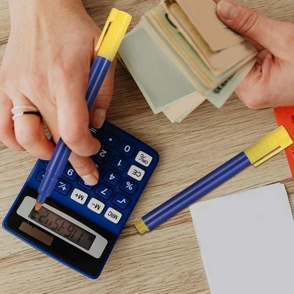 Raindrops Compact Water-Based Fake Bill Marker for Easy and Accurate Currency Testing 5Pcs