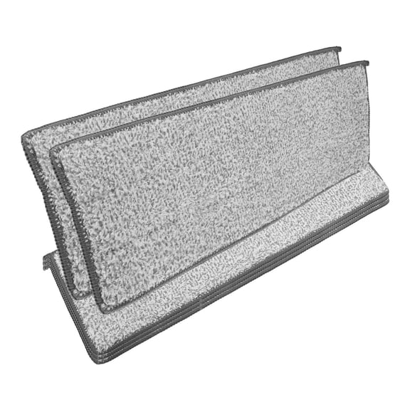 Raindrops 5Pcs Flash Speed Mop Fiber Pads Reusable Grey Mop Replacement for Stone Concrete