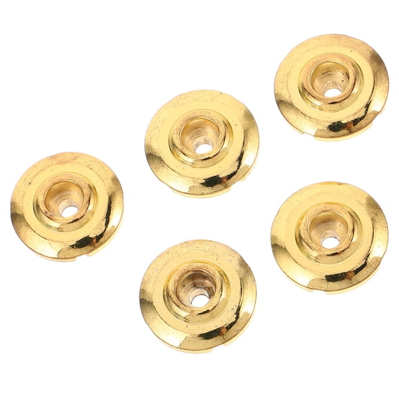 Raindrops 5Pcs High Hardness Metal Bass String Retainers with Screws for Reliable Bass Guitar Performance