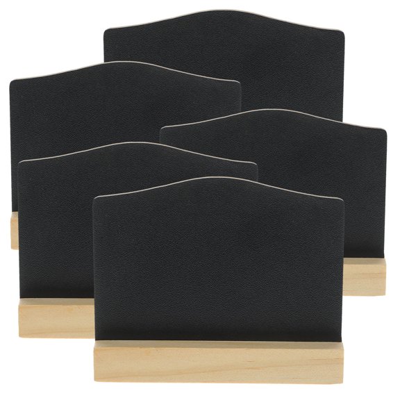 Raindrops 5Pcs Mini Wood Chalkboard Set for Memo Board and Table Numbers