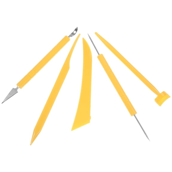 Raindrops 5Pcs Air Dry Clay Sealant Tools with Sturdy Build for Scraping and Shaping Pottery