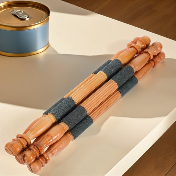 Raindrops Multi-Color Wooden Parrot Perch Stand Bird Cage Accessory for Engaging and Comfortable Pet Birds