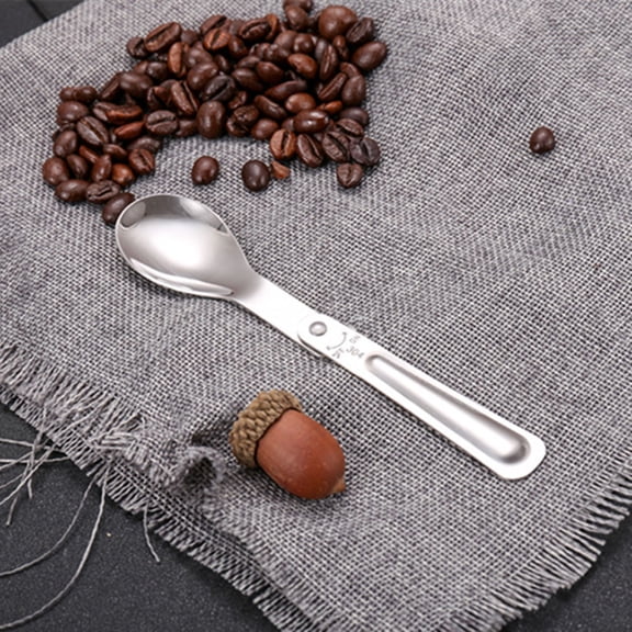 Raindrops 5Pcs Dishwasher Safe Stainless Steel Foldable Spoon with Comfortable Handle