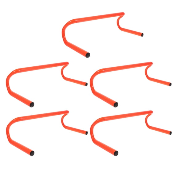 Raindrops 5Pcs Orange Agility Hurdles Lightweight Plastic Hurdles for Coordination and Speed Training