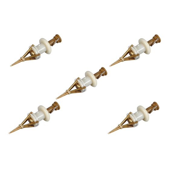 FOMIYES 5Pcs Bait Clip with Non Slip Design and Pure Copper Press for Hooking Earthworm Bloodworm