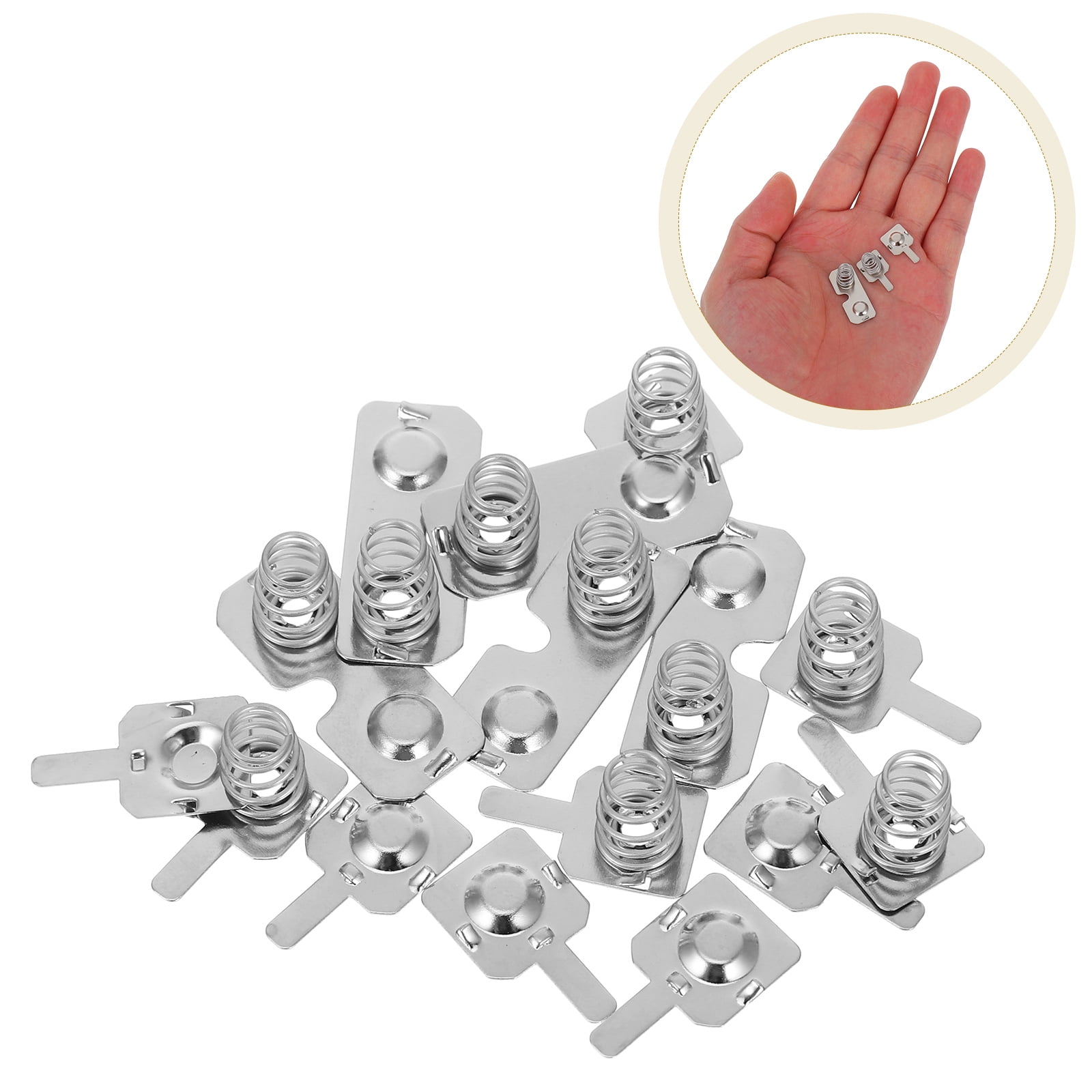 Raindrops 5Sets Battery Springs Positive And Negative Contacts With ...