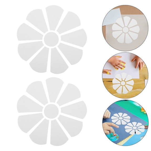 Raindrops 5Sets White Paper Flower Craft Kit Tearresistant Templates for Home Decor and Creative DIY Projects