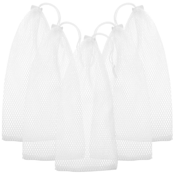 Raindrops 5pcs Bird Seed Net Bags Bird Feeder Drawstring Bags Hanging Bird Feeder Bags