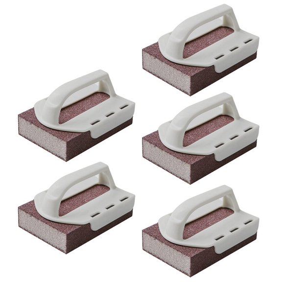 Raindrops 5pcs Carborundum Scouring Pads for Kitchen and Bathroom