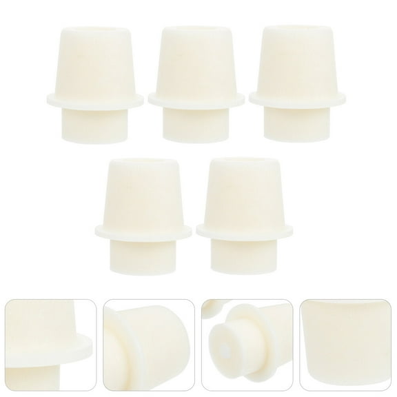 Raindrops 5pcs Silicone Conical Flask Stoppers Glass Bottle Stoppers for Lab Use and Leak-Proof