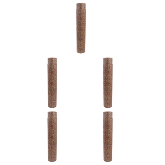 Raindrops 5pcs Extendable Scroll Storage Box Calligraphy and Painting Cylinder Picture Scroll Containers Scroll Painting Holder for Calligraphy and Paintings