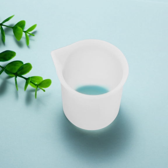 Raindrops 5-Piece White Measuring Cups Set, Easy to Clean, Kitchen Mixing Cups for Baking and Cooking