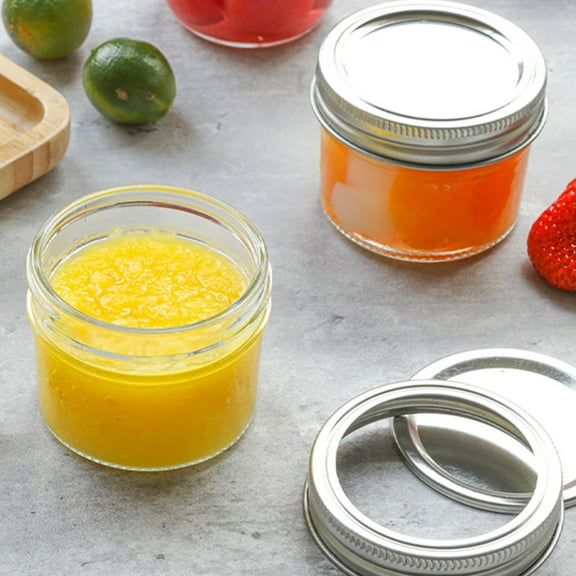 Raindrops 5pcs Mini Plastic Jars Small Storage Container with Lids 200ml Reusable Food Jars Canisters Food Bottle for Kitchen Storage