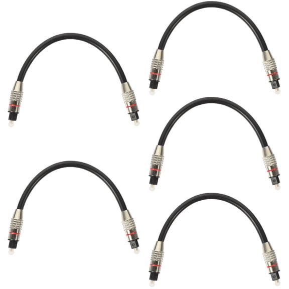 Raindrops 5pcs Optical Audio Cable 0.2m Tv Optical Audio Cable Digital Audio Optical Cable