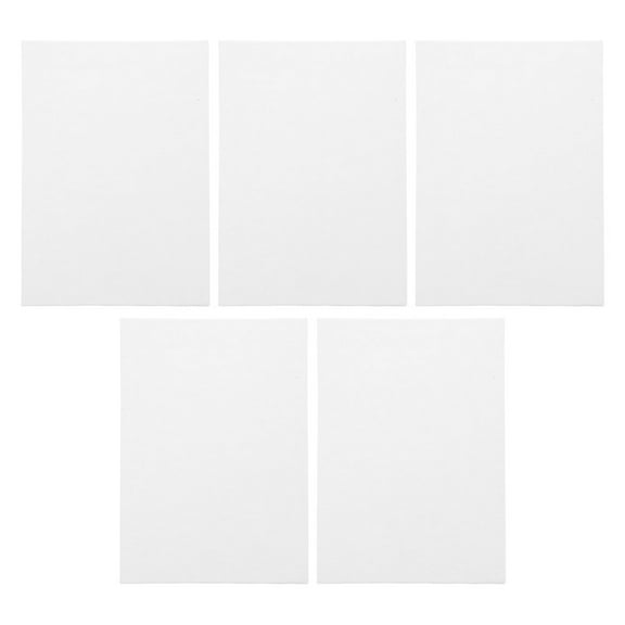 Raindrops 5Pcs Cotton and Wood Blank Painting Boards for Acrylic Oil Watercolor Art