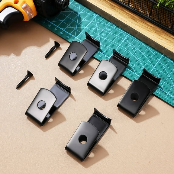 Raindrops 5pcs Terracotta Pot Hanger Clips Plant Hanging Hooks Wall Mount Flower Pot Holder Clips Plant Pot Hook Clips For Trellis With Screws