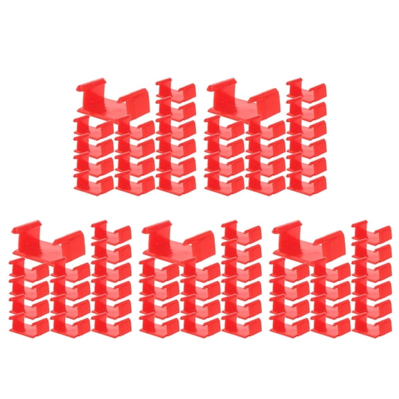 Raindrops 5pcs Train Track Accessories Train Railway Clips Railway Track Connectors Miniature Train Securing Clips for Model Train Collectors Hobbyists 20pcs