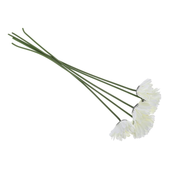 Raindrops 5pcs White Daisy Artificial Flower for Wedding and Home Decorations