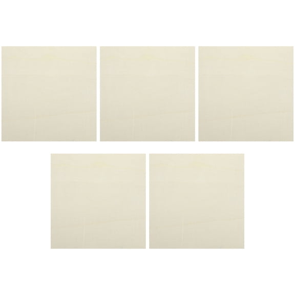 Raindrops 5pcs Unfinished Wood Boards for DIY Crafts, Engraving, Painting, and Woodworking Projects, Blank Wood Sheets
