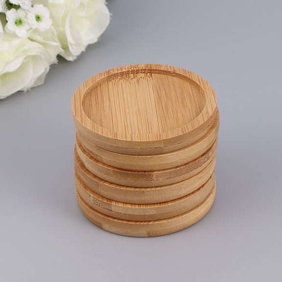 Raindrops  6 PCS Succulent Flower Pot Tray Tree Coasters Indoor Plant Pots