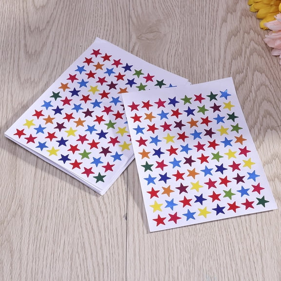 Raindrops  6 Packs Star Stickers for Crafts Achievement Primary School Student