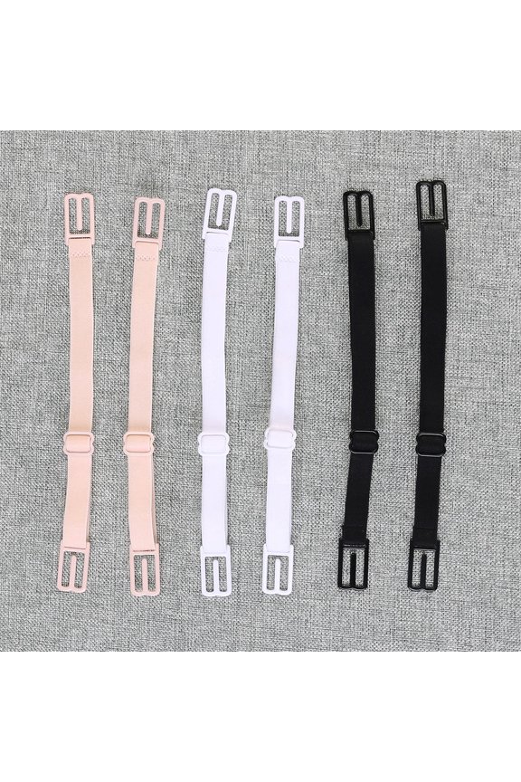 6 Pairs Bust Support Bra Straps for Women, Adjustable and Comfortable, Size 19.00X1.00X0.20CM