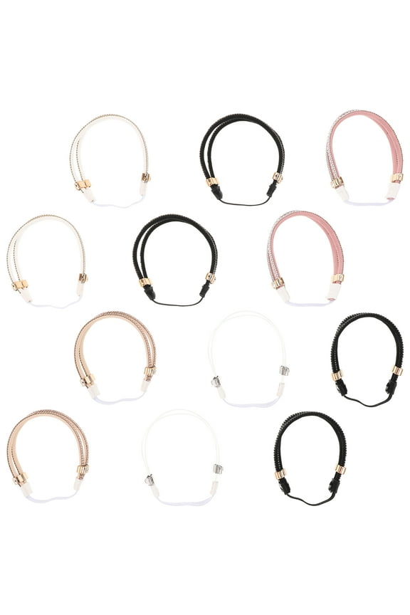 6 Pairs Elastic Detachable Shoe Straps Accessories for Sandals Comfortable Adjustable Replacement Bands