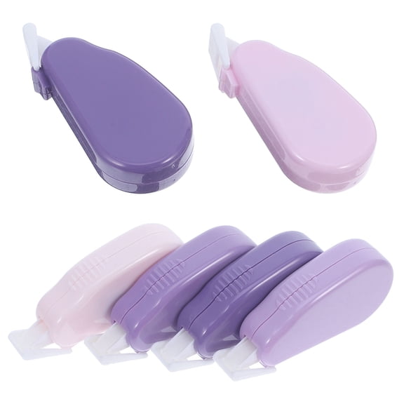 Raindrops 6 Pcs Alteration Tape Color Clear Correction Student Purple