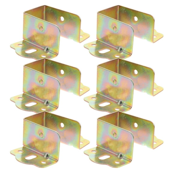 Raindrops  6 Pcs Bed Frame Headboard Modification Brackets Rail Hook Plates