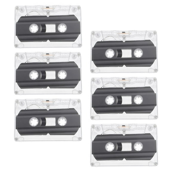 Raindrops  6 Pcs Blank Audio Cassette Tape Recordable Tapes for Recording