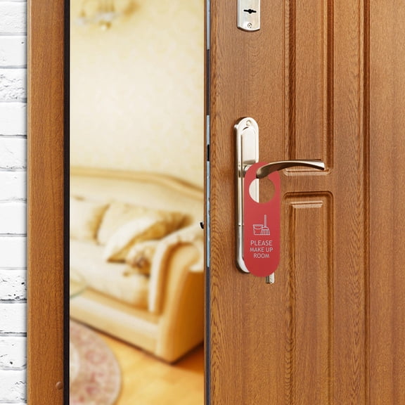 USHOBE Do Not Disturb Sign For Hotel Assorted Color 6Pcs 9.8X3.1In